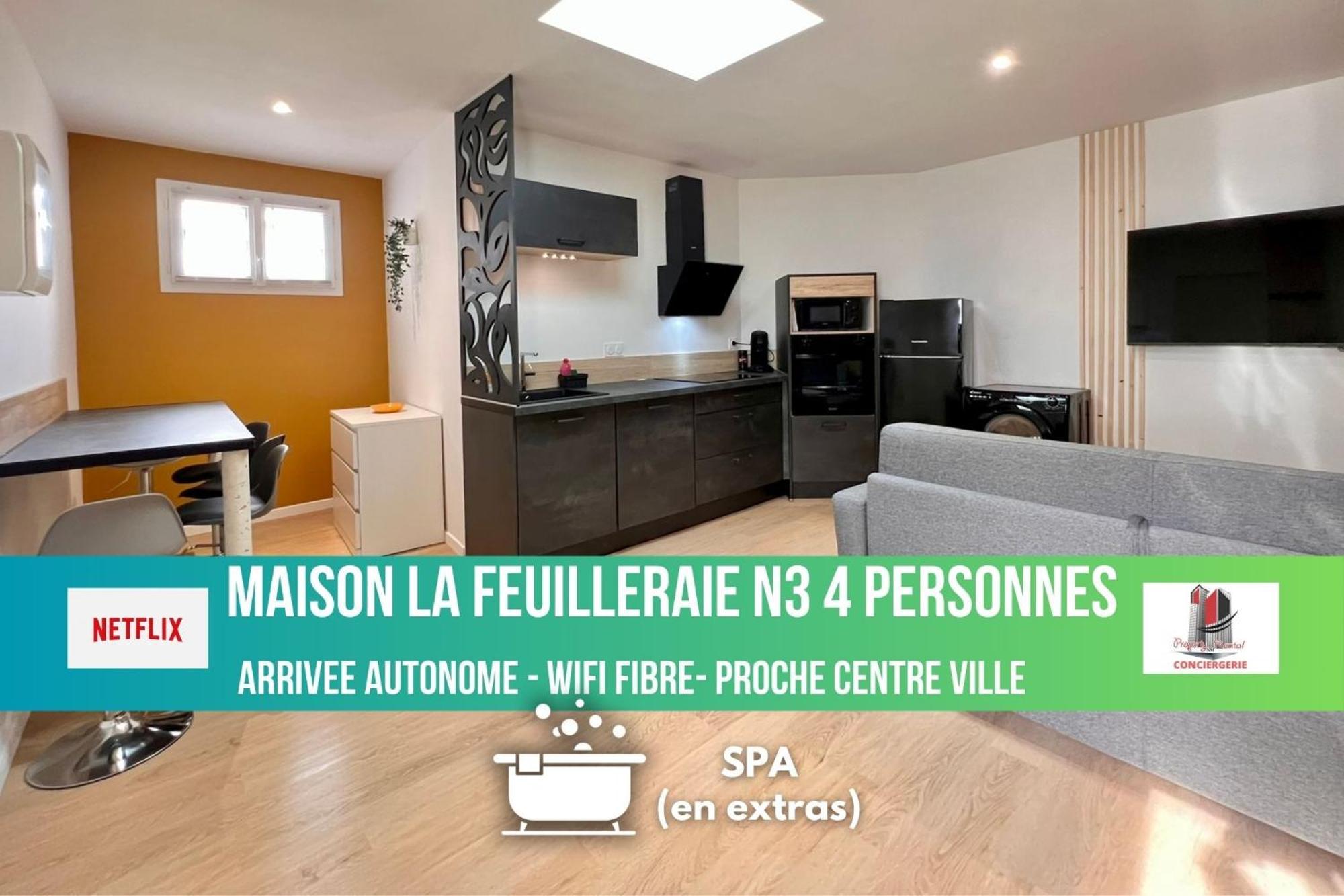 Maison La Feuilleraie N3-Standingmaison-Wifi-Proche Centre Ville-Property Rental Nm Fontenay-le-Comte Bagian luar foto